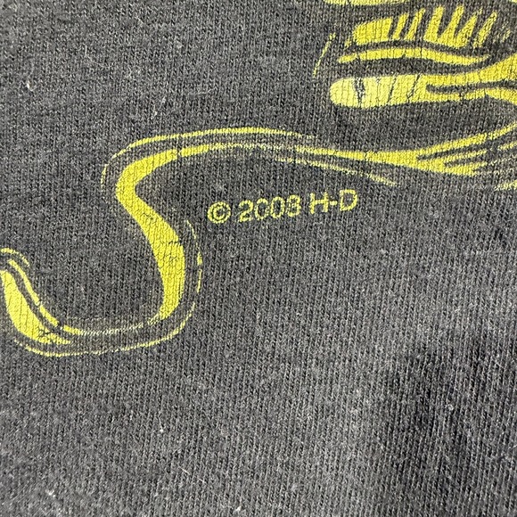 Vintage Harley-Davidson Shirt Mens 2XL Black Skull Louisville Kentucky 00s - Picture 2 of 10